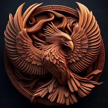 3D model phoenix (STL)